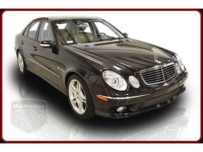 05 mercedes benz e 55 amg designo edition amg 5,439-cc 24-valve supercharged