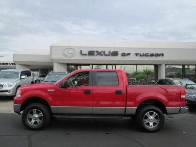 2006 4x4 4wd red automatic  5.4l v8 miles:77k crew cab pickup truck