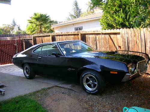 1972 gran torino sport 429 rare factory black numbers matching californa car