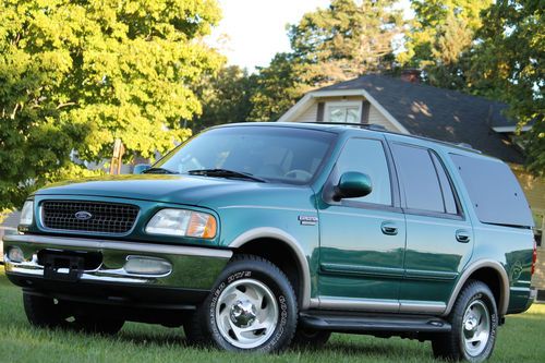 1998 expedition eddie bauer 4x4 5.4l leather 1-owner carfax only 43,537 miles!