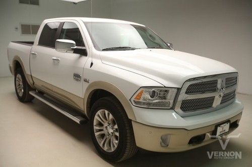 2014 laramie longhorn crew 4x4 navigation sunroof leather heated v8 20s chrome