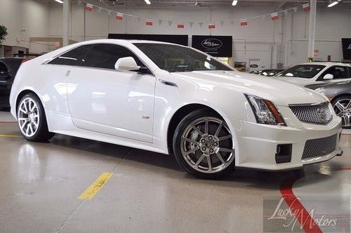 2012 cadillac cts-v coupe, 1-fl owner, ventilated recaro, navi, bose, backup cam