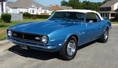 1968 camaro convertible matching number 327 solid survivor