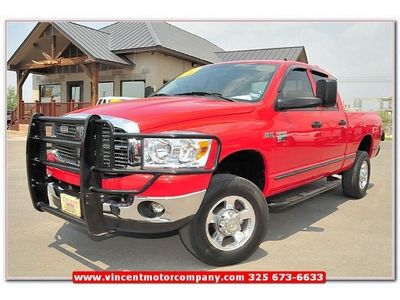 2009 dodge ram 2500 slt quad cab 4x4 5.7l hemi b&amp;w hitch lay in bedliner lone st