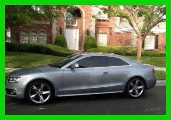 2009 audi v6 automatic 4wd 4x4 coupe premium navigation leather silver 43k miles