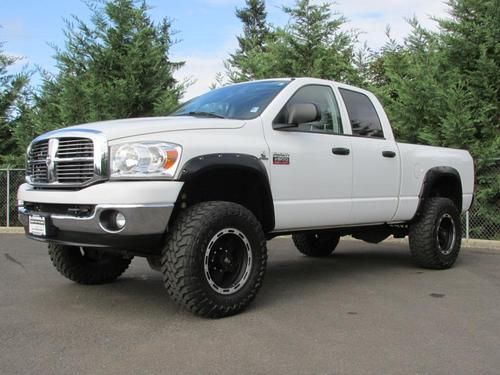 2009 dodge ram 2500 slt 4x4 cummins! manual! lifted! only 20k miles!