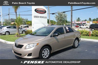 2009 toyota corolla ce 5 speed 5800 miles certified fl