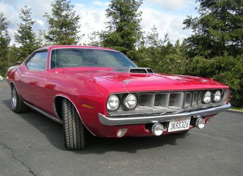 1971 cuda resto mod 5.7 hemi  viper six speed trans mopar