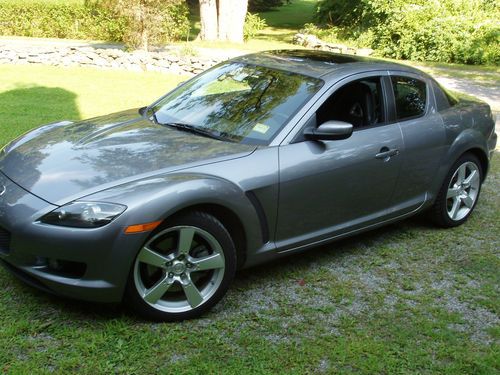 2005 mazda rx-8  coupe titanium gray  grand touring pkg