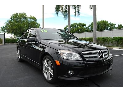 2010 mercedes c300 4 door sunroof fl carfax