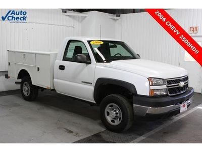 Used 06' low low miles and utility body ready for work. save