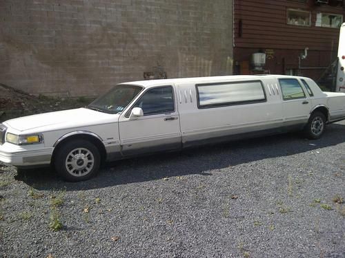 1996 lincoln town car stretch limousine