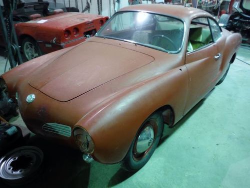 1963 volkswagen karmann ghia very dry running project car vw