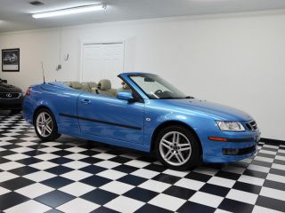 2007 saab convertible sentronic anti-lock brakes security system leather seats