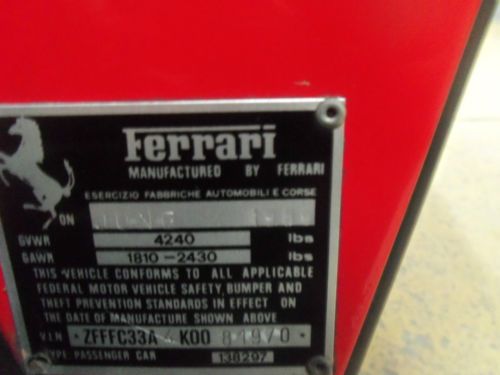 1989 FERRARI MONDIAL T CABRIOLET 30K,MAJOR SERVICE DONE,DOCUMENTED, US $34,999.00, image 5