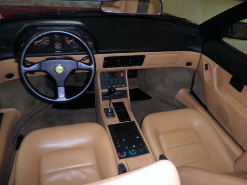 1989 FERRARI MONDIAL T CABRIOLET 30K,MAJOR SERVICE DONE,DOCUMENTED, US $34,999.00, image 7