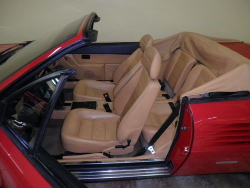 1989 FERRARI MONDIAL T CABRIOLET 30K,MAJOR SERVICE DONE,DOCUMENTED, US $34,999.00, image 11