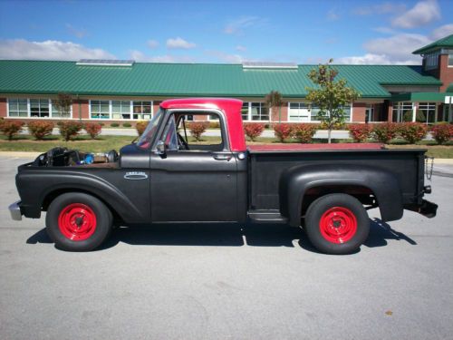 1966 ford f-100 flareside ,fresh rebuilt 76' 302 ,76' power disc brakes/steering