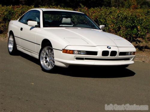 1992 bmw 850i ----  2-owner -- v12 automatic --  low mile --- california car
