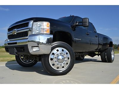 2008 chevrolet silverado 3500hd crew cab lt 4x4 diesel nav roof new lift 22.5s