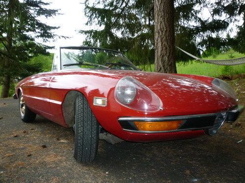 1972 alfa romeo spider veloce 2.0l alpha
