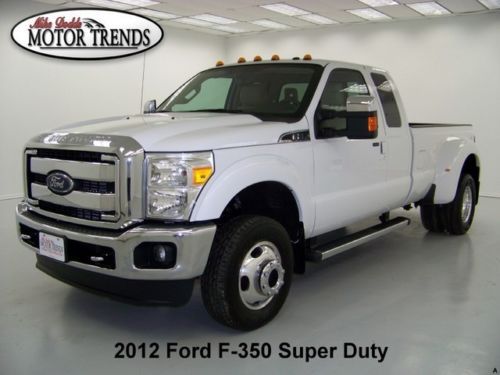 2012 4x4 lariat ford f350 f-350 extended cab leather drw longbed bedliner 19k