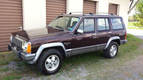 1992 jeep cherokee laredo 4x4 no reserve!!! 4.0 automatic jeep liberty