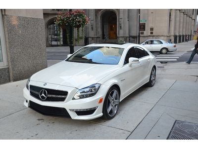 2012 mercedes cls63 amg white/tan! 12k miles very clean!