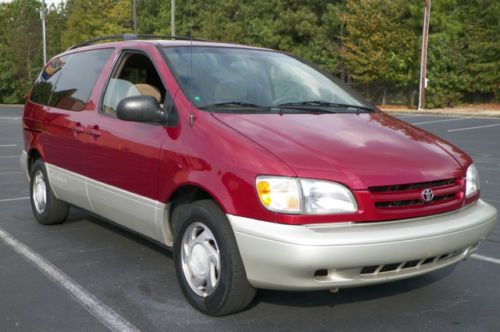 2000 toyota sienna xle georgia 1 owner owned local trade 3rd row seat no reserve