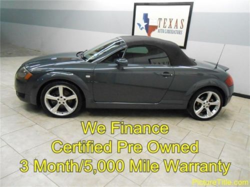 04 tt roadster awd quattro 6 spd turbo warranty finance texas