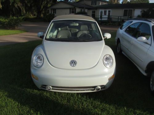 2005 volkswagen beetle gls convertible 2-door 2.0l florida