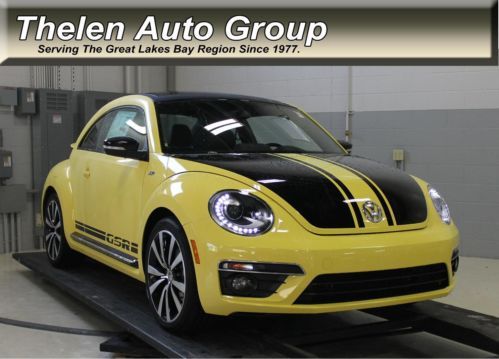 Brand new 2014 limited edition volkswagen beetle gsr, yellow rush, automatic
