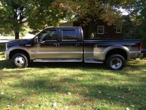 2005 ford f350 dually, diesel, 4x4, leather, 5th wheel, great truck