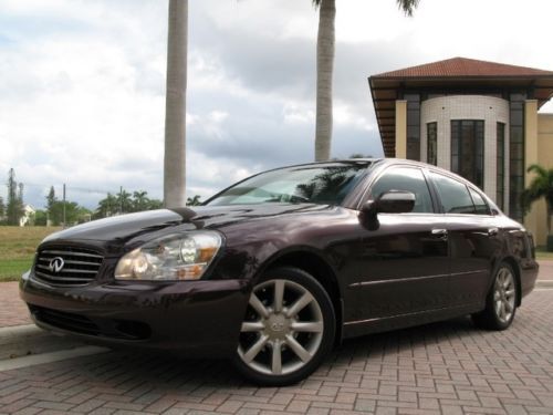 2002 infiniti q45 sunroof power leather seats bose sound just 61k miles fl car