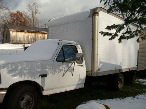 Box truck ford f350