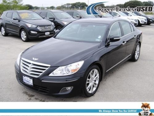 2009 hyundai genesis leather heated seats sunroof bluetooth homelink rwd tpms