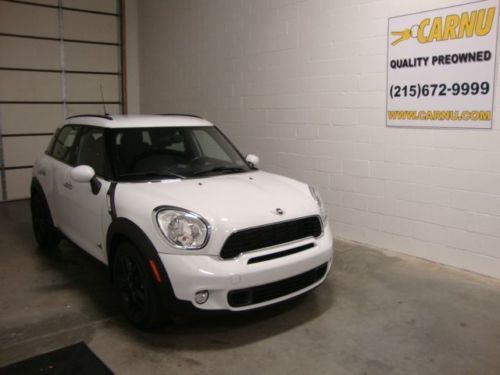 2011 mini cooper countryman white awd one owner clean carfax perfect