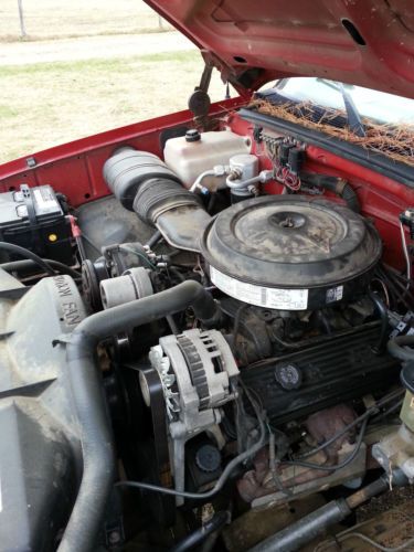 1990 Chevrolet K2500 Pickup Excellent 2 owner 4x4 Chevy Red Long bed 3/4 ton tow, image 7