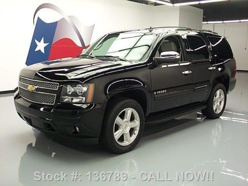 2008 chevy tahoe ltz 4x4 sunroof nav rear cam dvd 40k texas direct auto