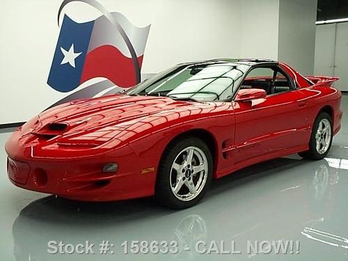 2000 pontiac trans am ws-6 ram air 6-speed leather 19k