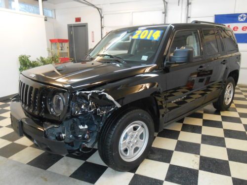 2014 jeep patriot sport  5k no reserve salvage rebuildable  easy fix