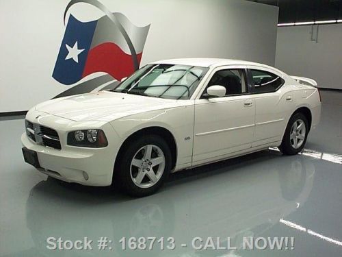 2010 dodge charger sxt auto spoiler alloy wheels 52k!! texas direct auto