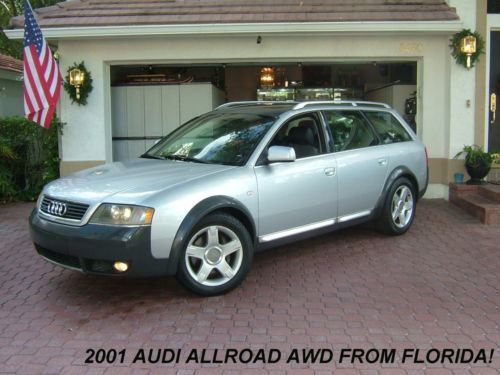 2001 audi allroad quattro awd premimum from florida! low miles, &amp; like new!