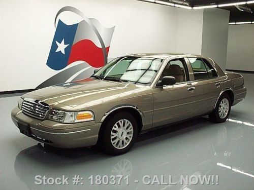 2004 ford crown victoria lx 6-passenger leather 60k mi texas direct auto