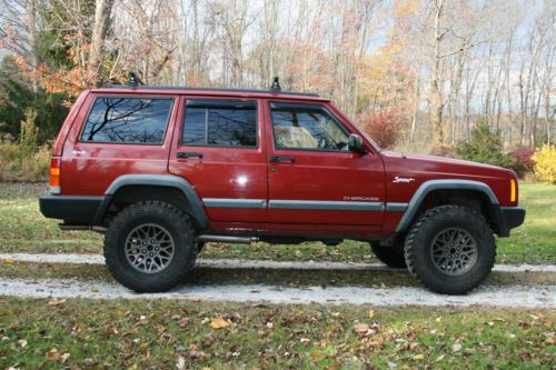 1998 jeep cherokee sport 4x4 4.0l 5spd manual lifted