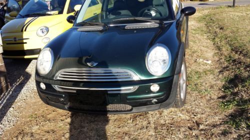 2003 mini coooper hunter green nice car 101 k miles heated leather seats sunroof