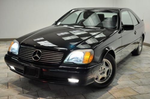 1999 mercedes-benz cl600 blk/blk low miles collectible warranty