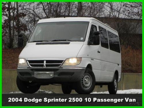 04 dodge sprinter 2500 wagon 10 passenger van 2.7l mercedes diesel low miles