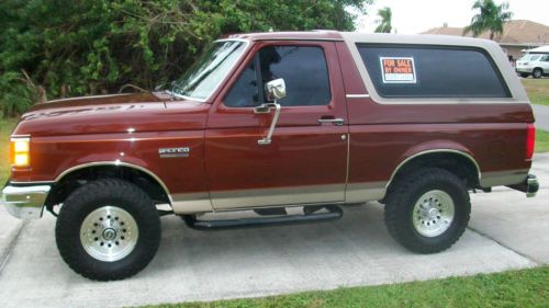 Find used 1991 Ford Bronco like new no rust ever show ...