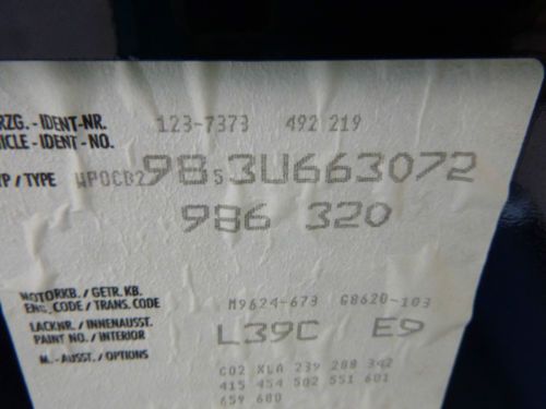 2003 Porsche Boxster Roadster S Convertible 2-Door 3.2L, US $21,000.00, image 17